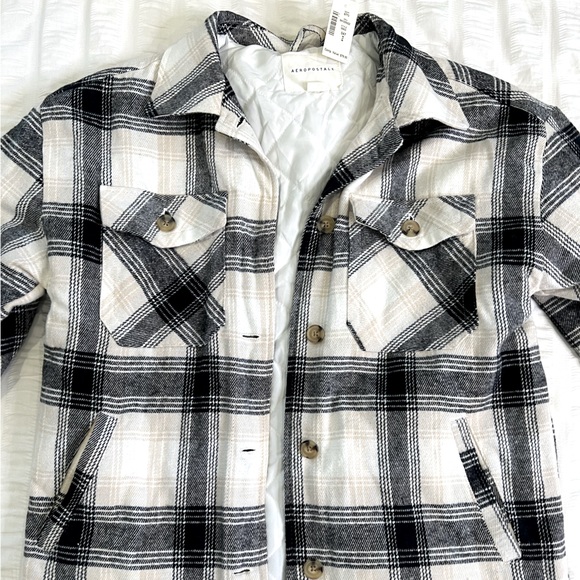 Aeropostale Jackets & Coats New Flannel Jacket Oversized Poshmark